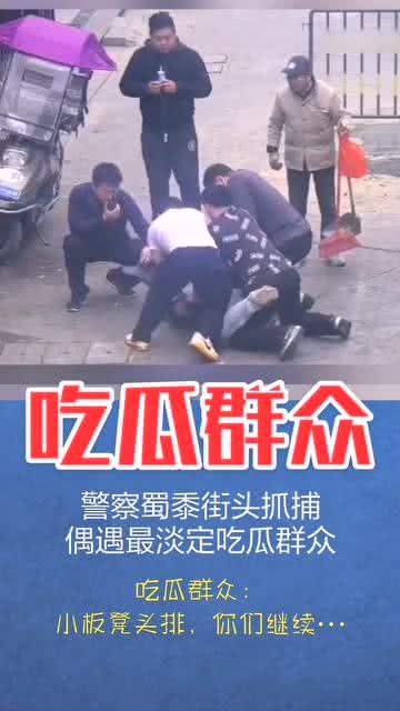 史上最淡定的吃瓜群众